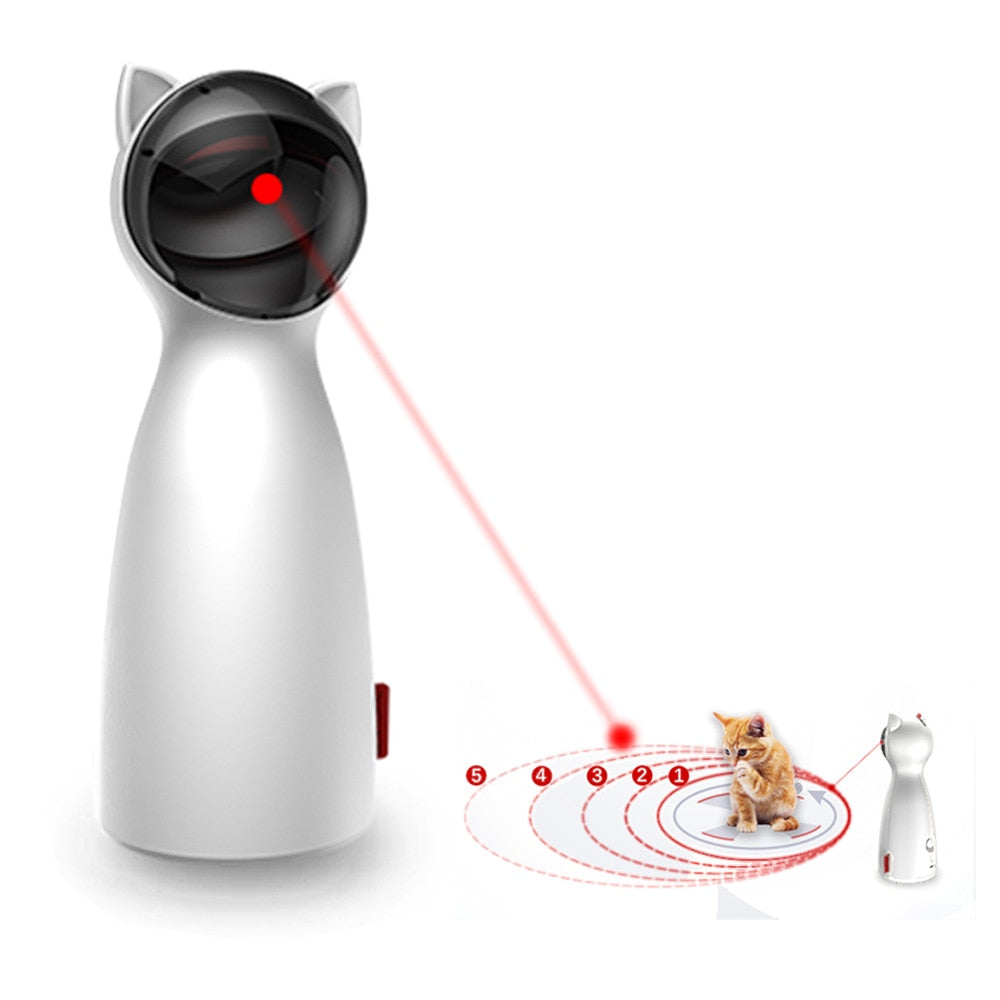 Interactive Smart Teasing Pet LED Laser Toy
