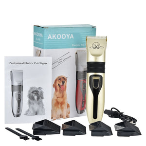 Open image in slideshow, Dog Clippers -Low Noise Pet Shaver Rechargeable Dog Trimmer Cordless
