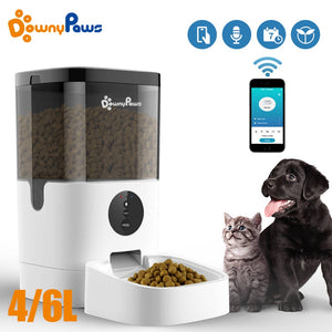 Open image in slideshow, 4L Smart Pet Feeder Large Capacity Cat Dog Food Dspenser
